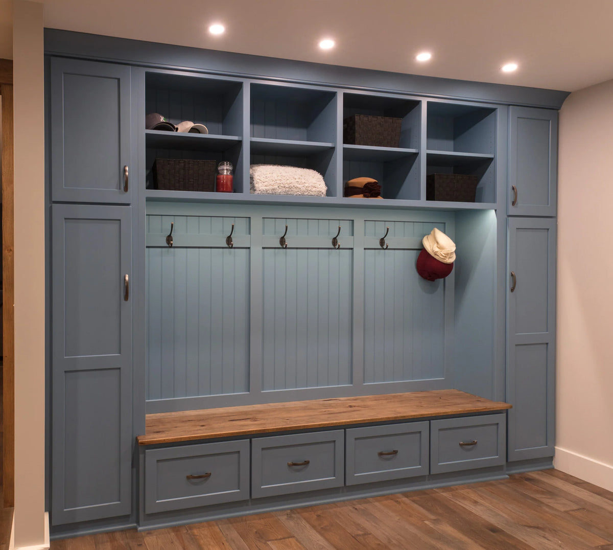 Utility Room Cabinets Built from Solid Wood | Amish House