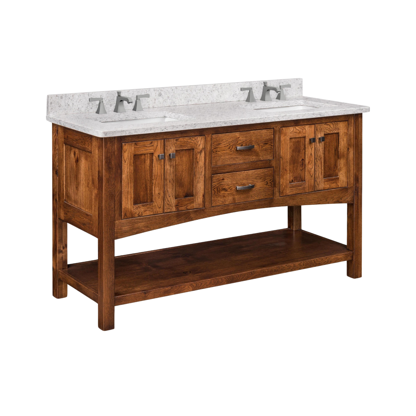 Brookville 60" Double Vanity With Top