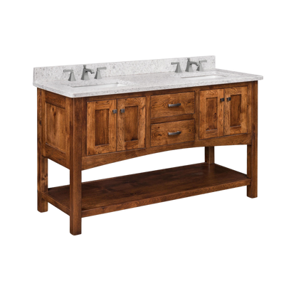 Brookville 60" Double Vanity With Top