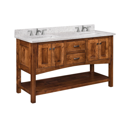 Brookville 60" Double Vanity With Top