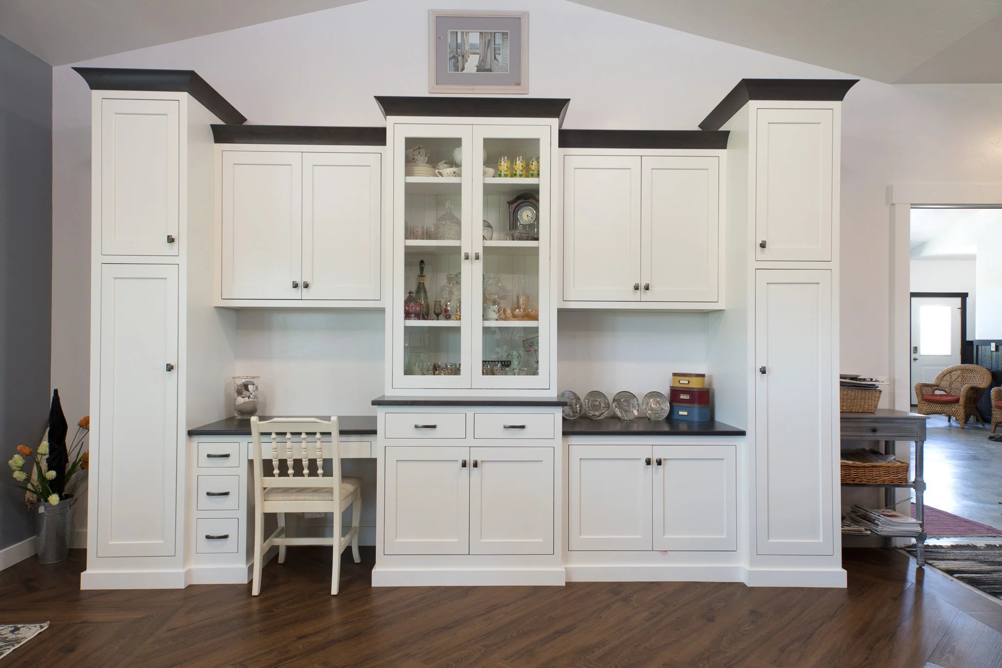 Utility Room Cabinets Built from Solid Wood | Amish House