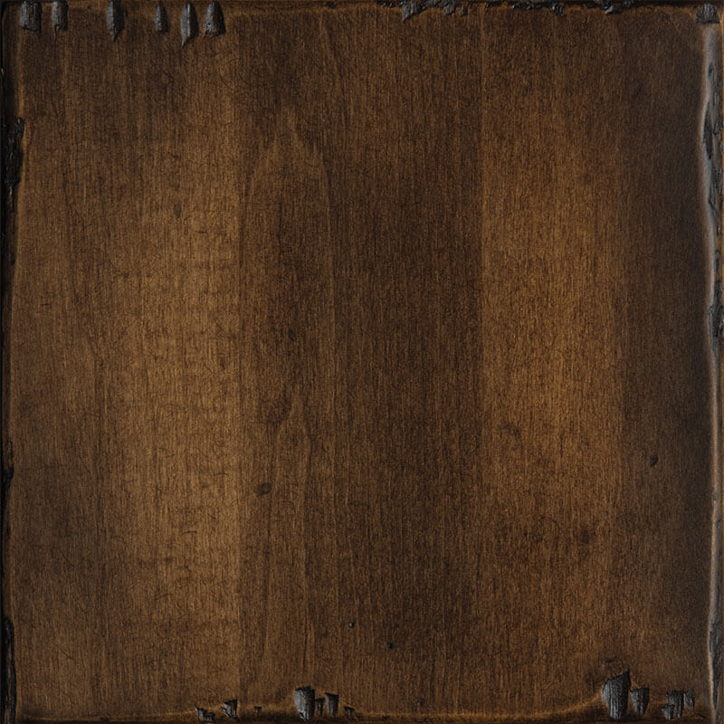 Distressed Worn Spice-Brown Maple