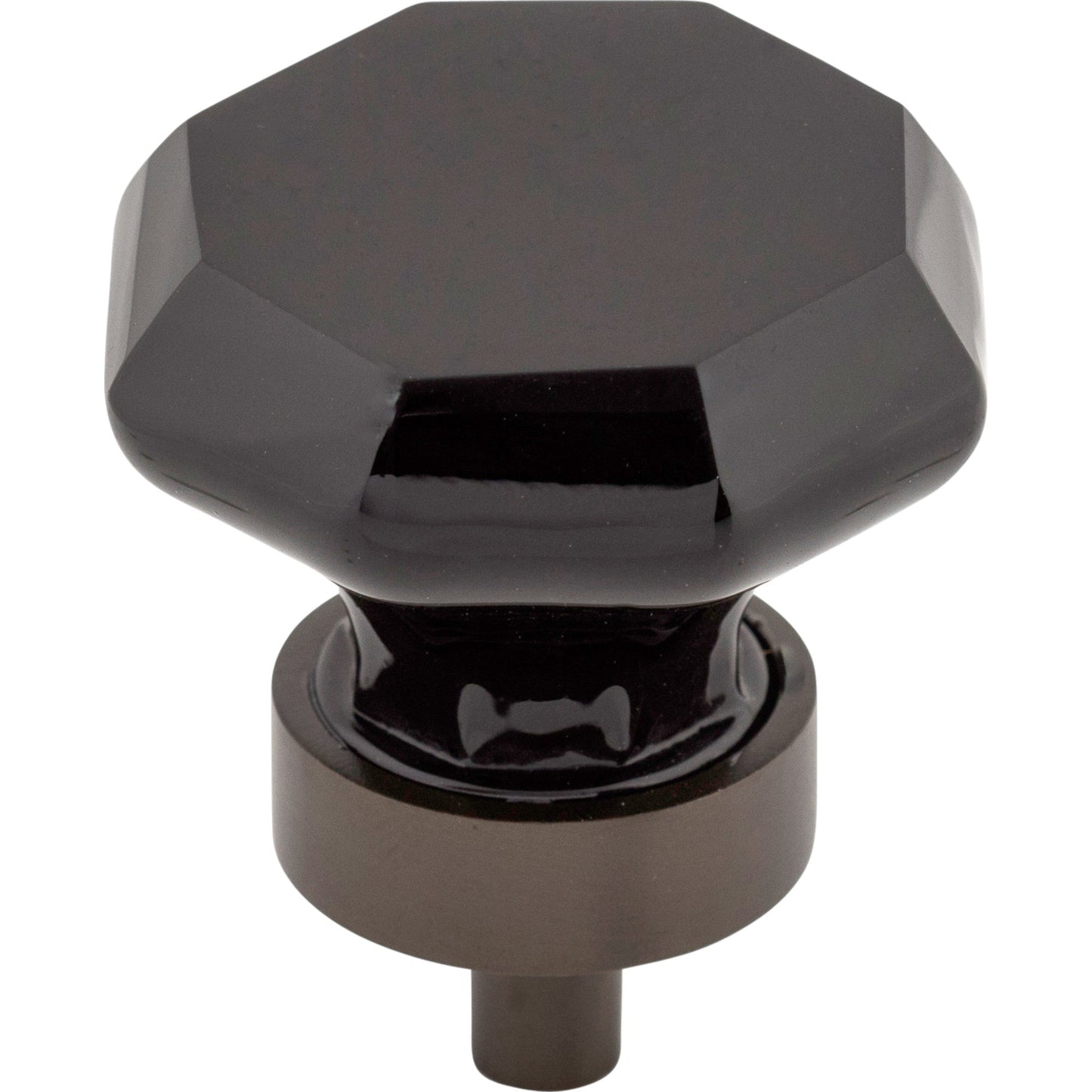 Crystal & Additions Black Octagon Crystal Knob
