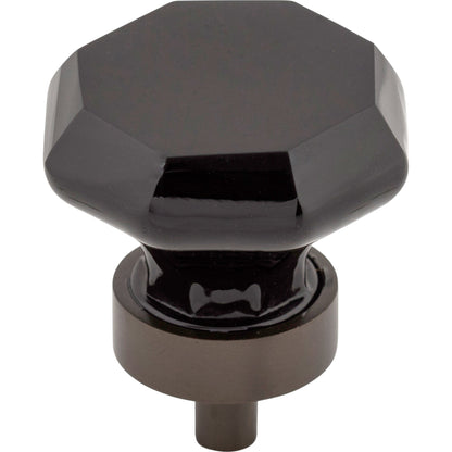 Crystal & Additions Black Octagon Crystal Knob