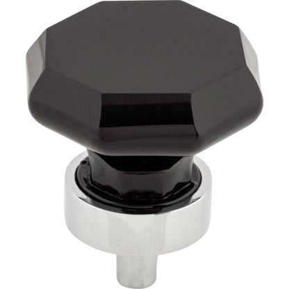 Crystal & Additions Black Octagon Crystal Knob