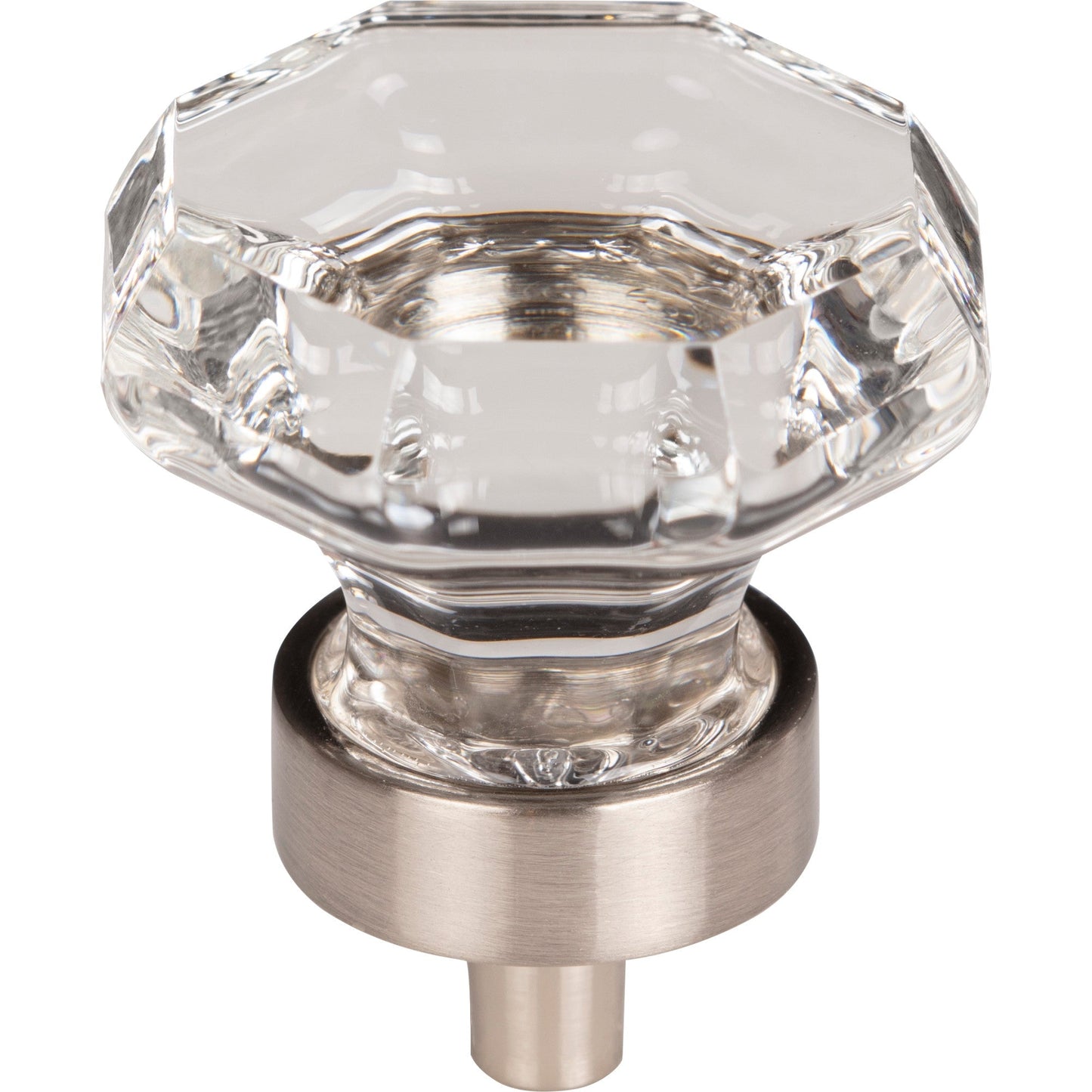 Crystal & Additions Clear Octagon Crystal Knob