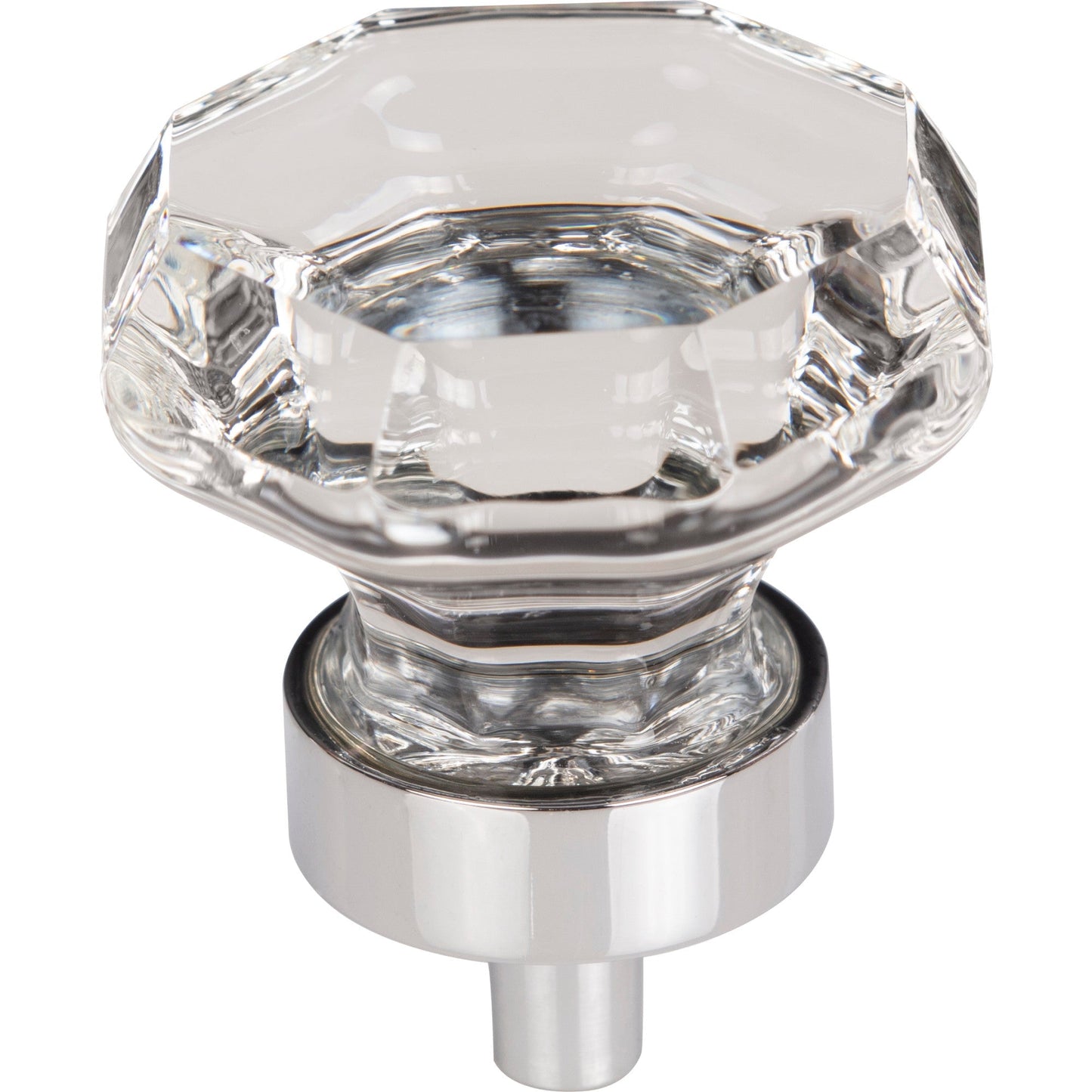 Crystal & Additions Clear Octagon Crystal Knob