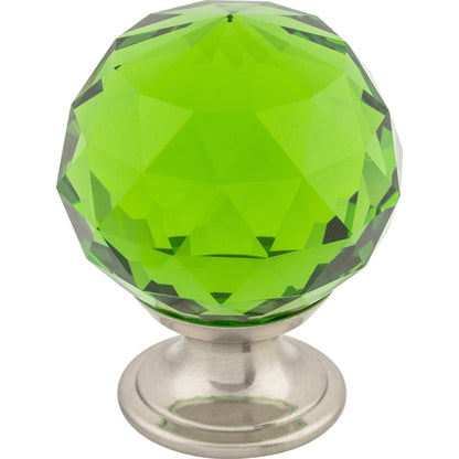 Crystal & Additions Green Crystal Knob