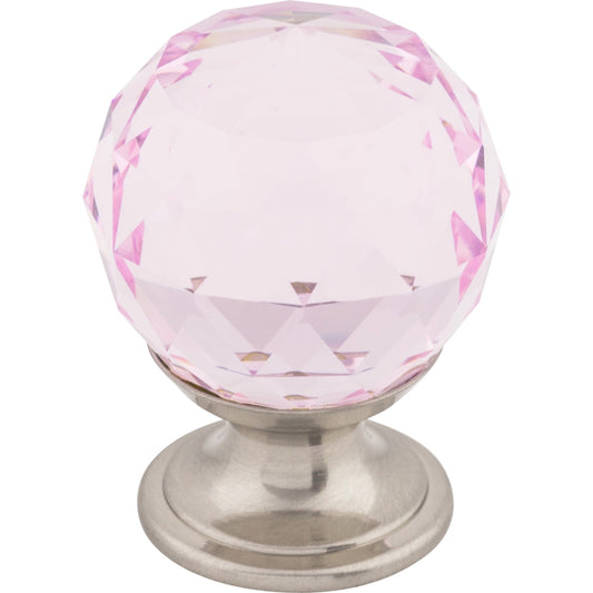 Crystal & Additions Pink Crystal Knob