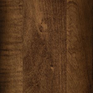 Almond Burnished stain on brown maple